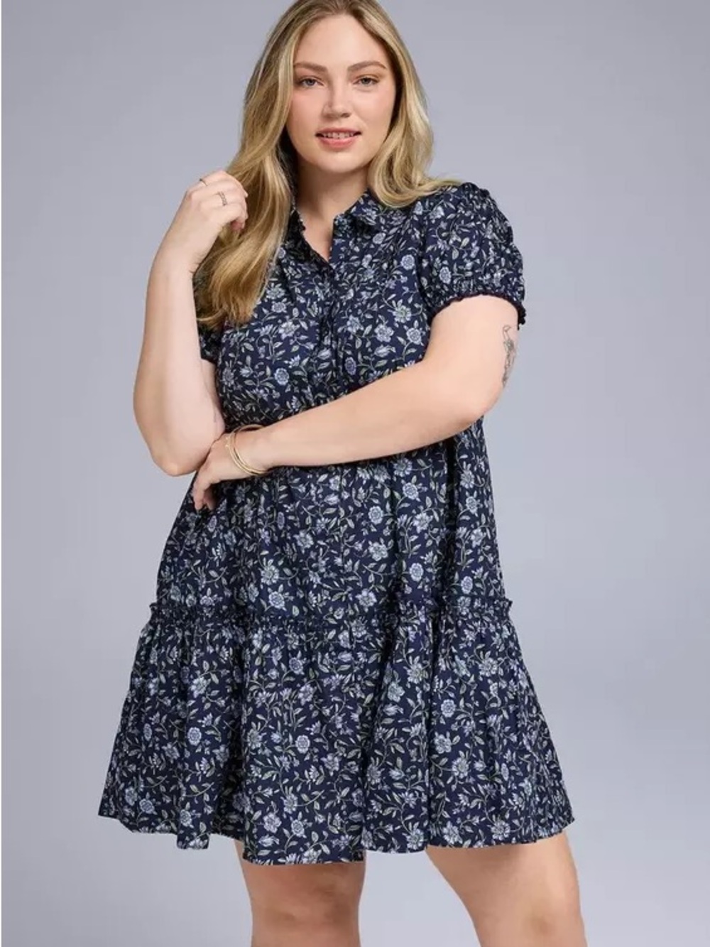 2X (18/20) NWT Belle Isle Drop Waist Shirt Dress
